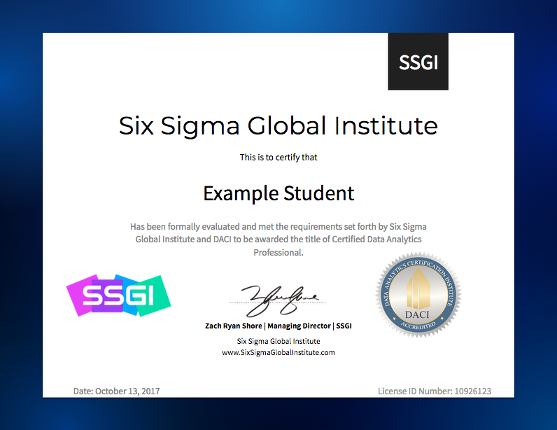 Data Analytics Certification & Training Online | SSGI